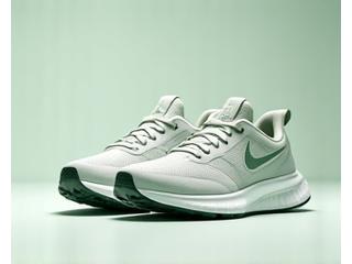 Neutrale Laufschuhe in hellem Design