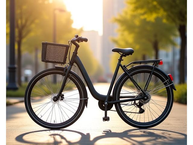 Modernes City-Bike in urbaner Umgebung