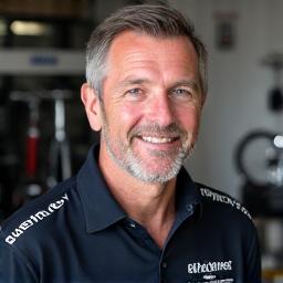 Porträt von Stefan Müller, Radsport-Mechaniker und Bike-Fitting Experte.